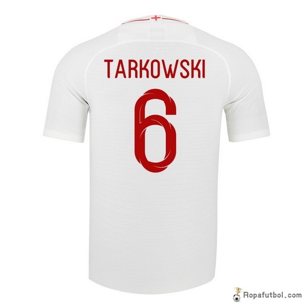 Camiseta Inglaterra Replica Primera Ropa Tarkowski 2018 Blanco